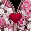 fake zipper lock screen love-APK