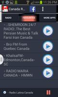 2 Schermata Canada Radio News