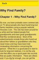 Family History Search capture d'écran 1