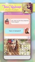 برنامه‌نما Fancy Keyboard Photo Design عکس از صفحه