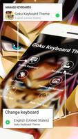 Goku DBZ Keyboard Theme Affiche