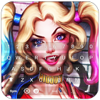 Harley Quinn Keyboard Emoji-icoon