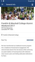 Franklin & Marshall Events captura de pantalla 1