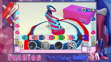 जूता डिजाइनर लड़की के खेल पोस्टर