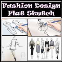 Fashion Design Flat Sketch captura de pantalla 3