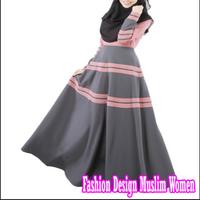 Design de mode des femmes musulmanes Affiche