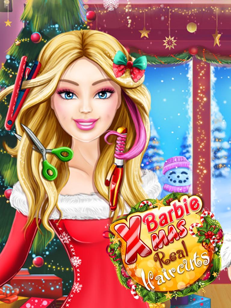 Fashion Doll Barbi Christmas Hair Salon APK for Android Download