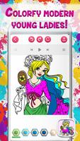 Fashion: Girls Coloring Games capture d'écran 2