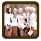 Indonesian Kebaya Fashion Hijab icône
