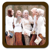 Indonesian Kebaya Fashion Hijab icon