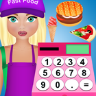 fast food cashier game icône
