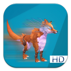 Run like a fox in jungle icon