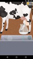 farm cow milk game Affiche