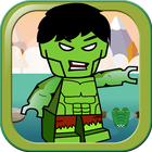 Blocky hulK Jump legO hreO Game icône