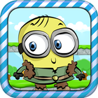 Power Hero Runner minioN Jump Game ícone