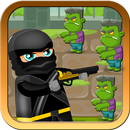 Zombie ninjaGO Defense city Game APK