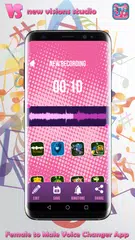 Female to Male Voice Changer App APK download