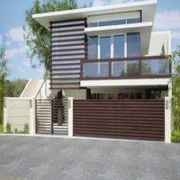 Fence House Design Ideas Affiche