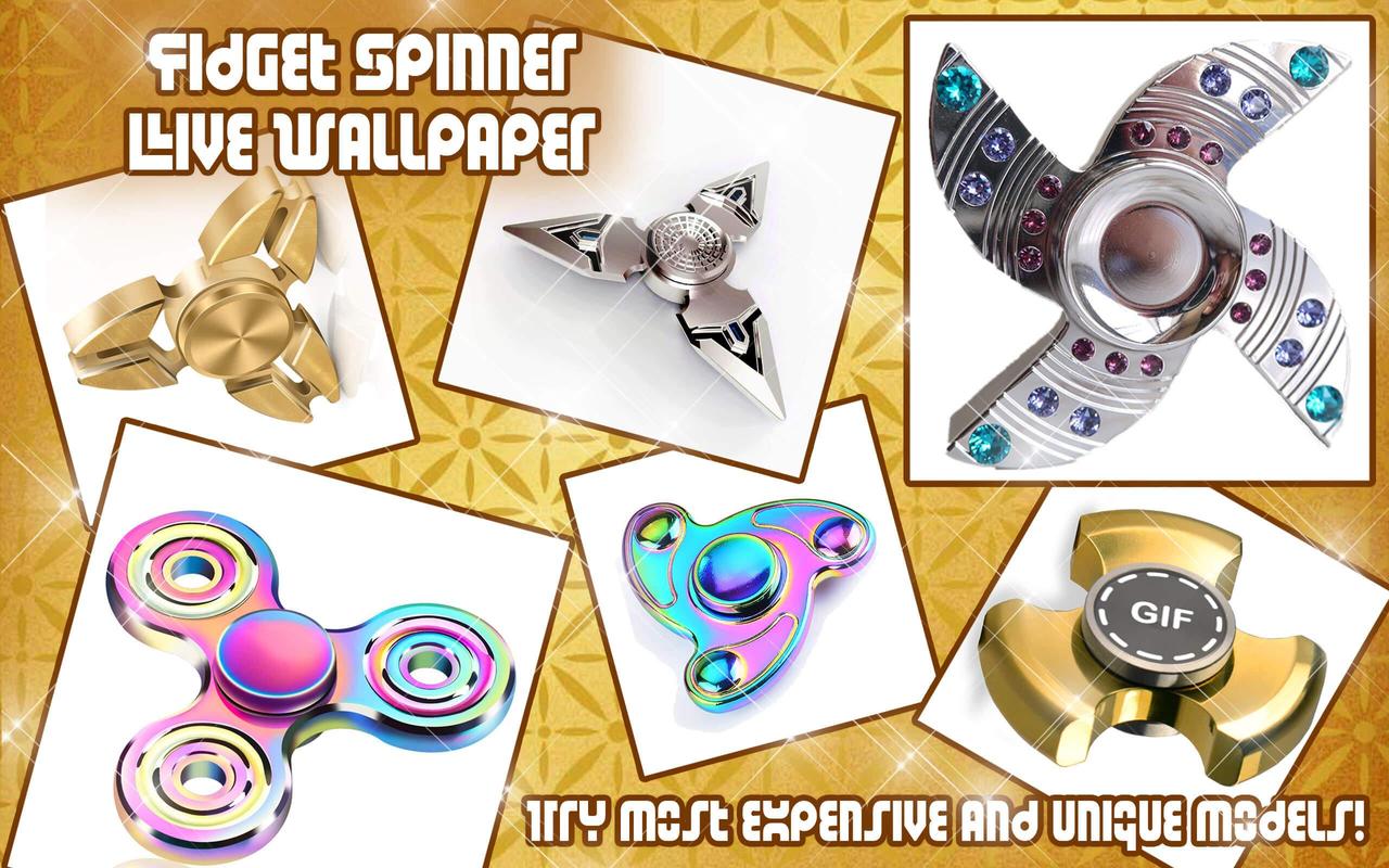 Fidget Spinner Wallpaper Animasi GIF Gambar Lucu For Android APK