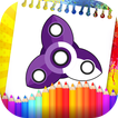 Fidget Spinner Coloring Book Free App