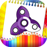 Fidget Spinner Coloring Book Free App biểu tượng