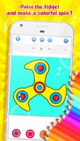 Fidget Spinner Coloring Book Free App capture d'écran 1