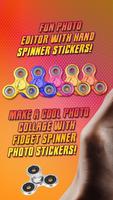 Fidget Spinner Photo Stickers पोस्टर