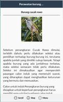 Perawatan Burung Kicau capture d'écran 3