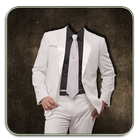 Men Suit Photo Montage ไอคอน