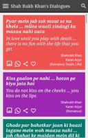 Shah Rukh Khan Filmy Dialogues Poster