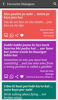 Shah Rukh Khan Filmy Dialogues syot layar 3