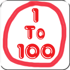 1 to 100 Number Counting game icône
