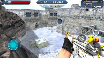 Gun Shooter  Assassin 3D:Free FPS Kill Strike fury Cartaz