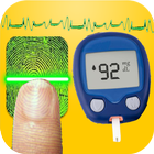Fingerprint Blood Sugar Checker Test icône