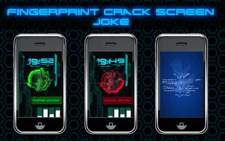 برنامه‌نما Fingerprint Crack Screen Joke عکس از صفحه