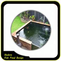 Fish Pond Design Affiche