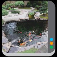 魚の池のデザイン ポスター