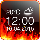 آیکون‌ Fire Digital Weather Clock