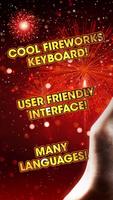 Kembang Api Latar Belakang Keyboard poster