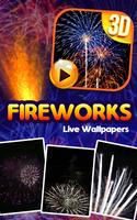 Fireworks live Wallpaper poster