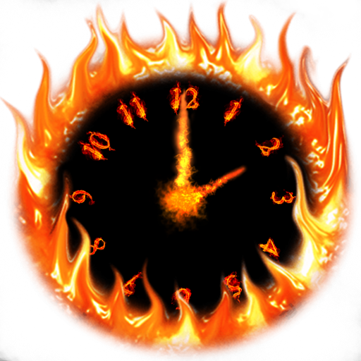 Fire Clock With Alarm