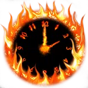 Fire Clock With Alarm