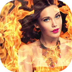 download Effetto fuoco editor di foto e cornici per foto APK