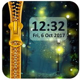 Fireflies Light Zip Lock Screen App icon