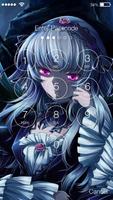 Cool Anime Girls Wallpaper Smart PIN Lock Security 스크린샷 1