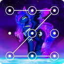 Little Cute Pony Rainbow Pattern Smart AppLock APK