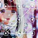 Magnificent Cool Anime Girls PIN Pattern Security APK