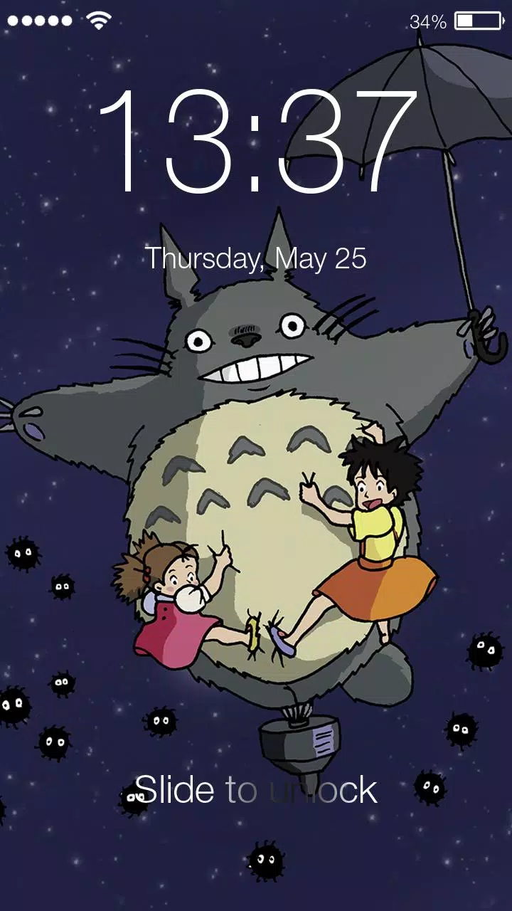 Neighbor Totoro Art Pattern Smart Pin Lock Apk For Android Download