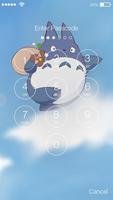 Neighbor Totoro ART Pattern Smart PIN Lock 스크린샷 1