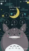 Totoro Pattern Smart AppLock PIN Lock Screen 스크린샷 1